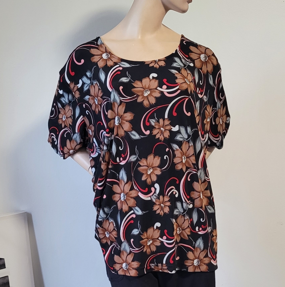 Floral Print Women's Top